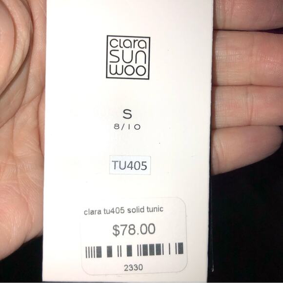 Clara Sunwoo Asymmetric Tunic with Cutout Detail Small NWT - Picture 6 of 7